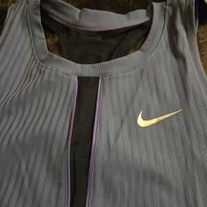 Nike Dri-FIT Tight Fit in Baby Blue And Charcoal
